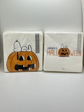 Snoopy Halloween Napkin Set